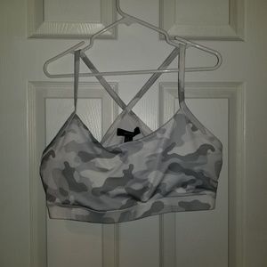 Camo sports bra